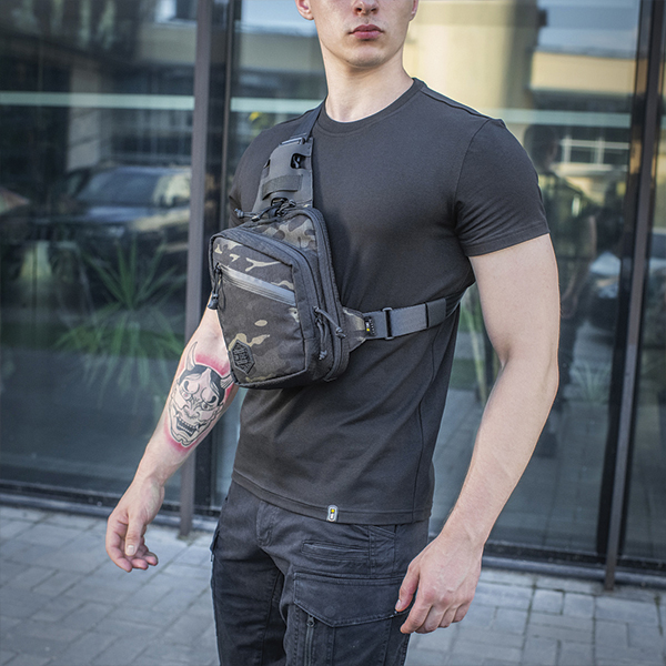 M-Tac сумка Sling Pistol Bag Elite Hex Multicam Black/Black. Фото 5