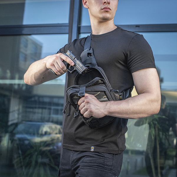 M-Tac сумка Sling Pistol Bag Elite Hex Multicam Black/Black. Фото 9