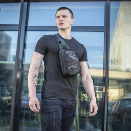 M-Tac сумка Sling Pistol Bag Elite Hex Multicam Black/Black. Фото 11