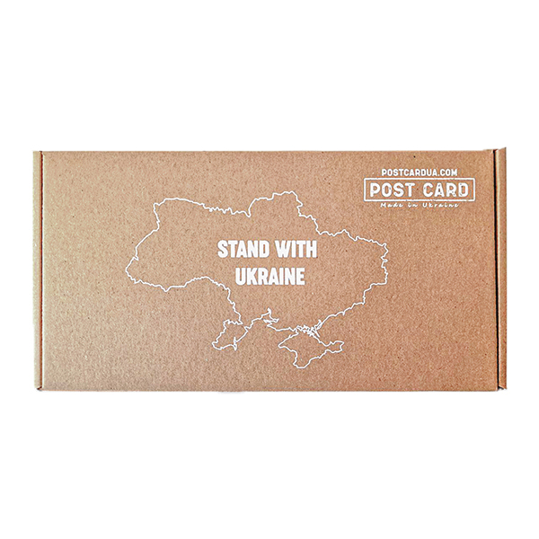 Прапор України 68х120 см Stand With Ukraine