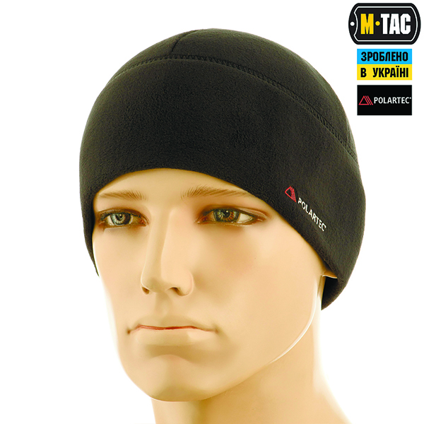 M-Tac шапка Watch Cap фліс Light Polartec Black	