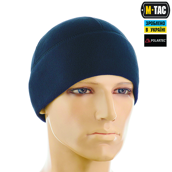 M-Tac шапка Watch Cap фліс Light Polartec Dark Navy Blue. Фото 3