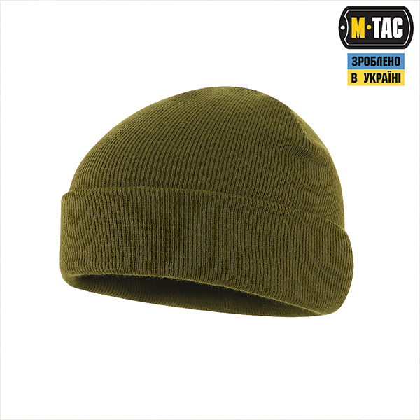 M-Tac шапка тонка в'язка 100% акрил Olive. Фото 4