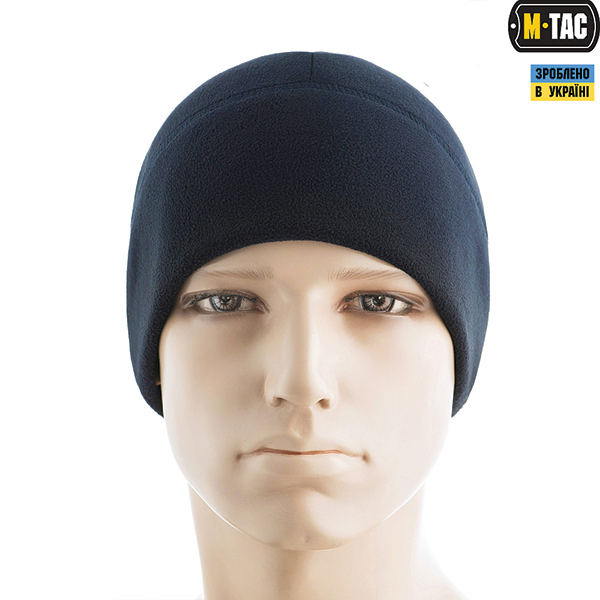 M-Tac шапка Watch Cap Elite фліс (260г/м2) with Slimtex Dark Navy Blue. Фото 2