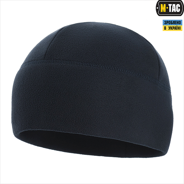 M-Tac шапка Watch Cap Elite фліс (260г/м2) with Slimtex Dark Navy Blue. Фото 4