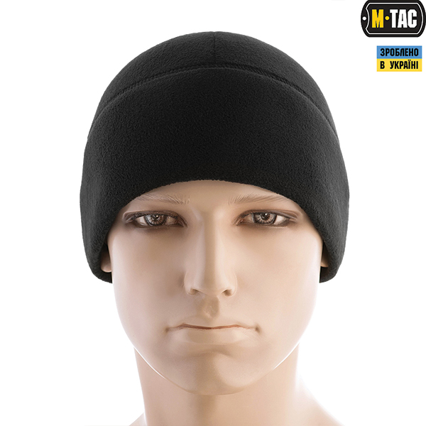 M-Tac шапка Watch Cap фліс (260г/м2) with Slimtex Black. Фото 2