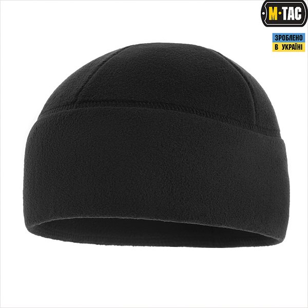 M-Tac шапка Watch Cap фліс (260г/м2) with Slimtex Black. Фото 4