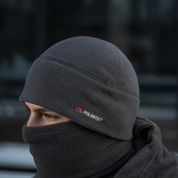 M-Tac шапка Watch Cap фліс Light Polartec Dark Grey. Фото 10