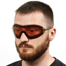 Окуляри балістичні Swiss Eye Infantry Black помаранчеве скло. Фото 3
