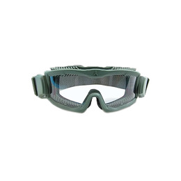 Балістична маска Arena Flakjak Foliage Green чорна/прозора лінза
