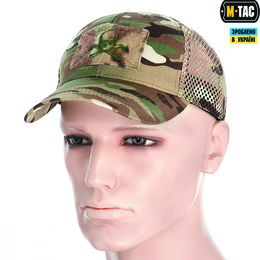 M-Tac бейсболка тактична з сіткою Pirate Skull MC