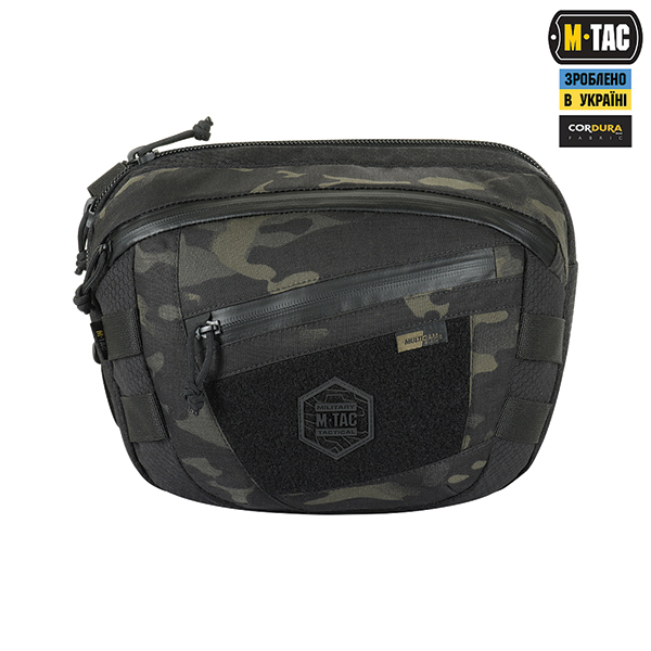 M-Tac сумка Sphaera Hex Hardsling Bag Large з липучкою Elite Multicam Black/Black. Фото 2
