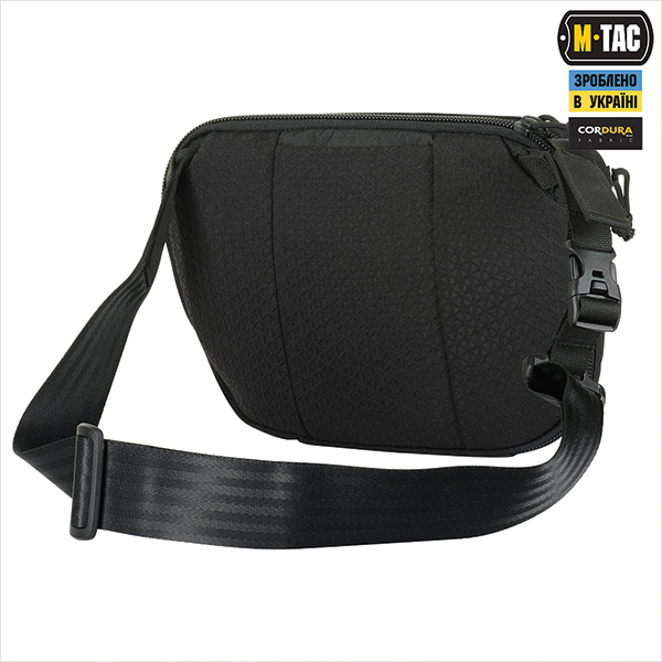 M-Tac сумка Sphaera Hex Hardsling Bag Large з липучкою Elite Multicam Black/Black. Фото 4