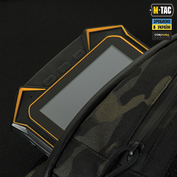 M-Tac сумка Sphaera Hex Hardsling Bag Large з липучкою Elite Multicam Black/Black. Фото 5