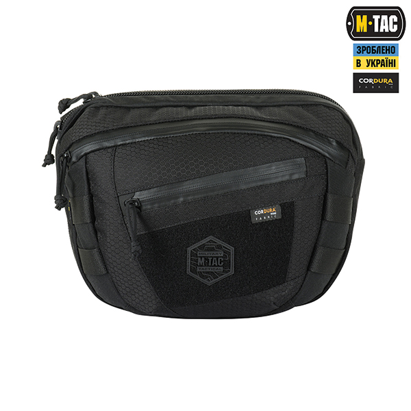 M-Tac сумка Sphaera Hex Hardsling Bag Large з липучкою Elite Black. Фото 2