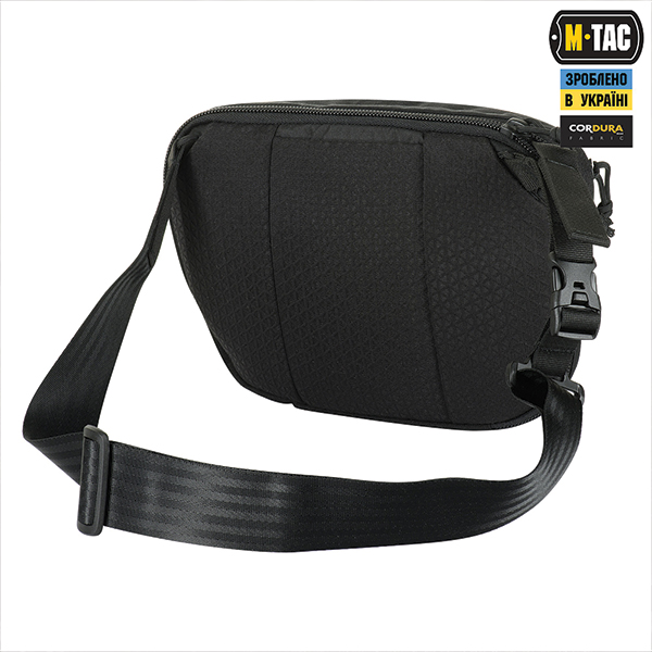 M-Tac сумка Sphaera Hex Hardsling Bag Large з липучкою Elite Black. Фото 4
