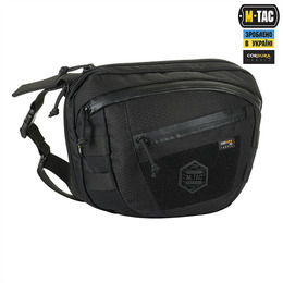 M-Tac сумка Sphaera Hex Hardsling Bag Large з липучкою Elite Black. Фото 3