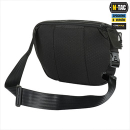 M-Tac сумка Sphaera Hex Hardsling Bag Large з липучкою Elite Black. Фото 4