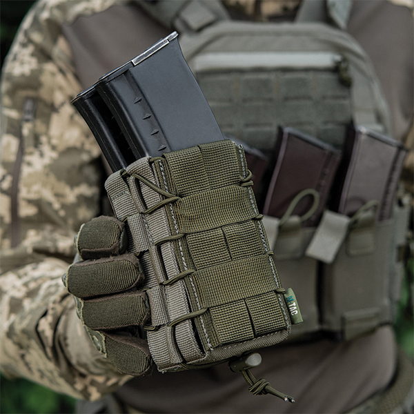 M-Tac підсумок для АК відкритий подвійний Laser Cut Ranger Green. Фото 19