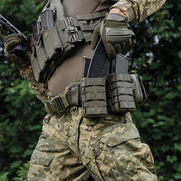 M-Tac підсумок для АК відкритий подвійний Laser Cut Ranger Green. Фото 9