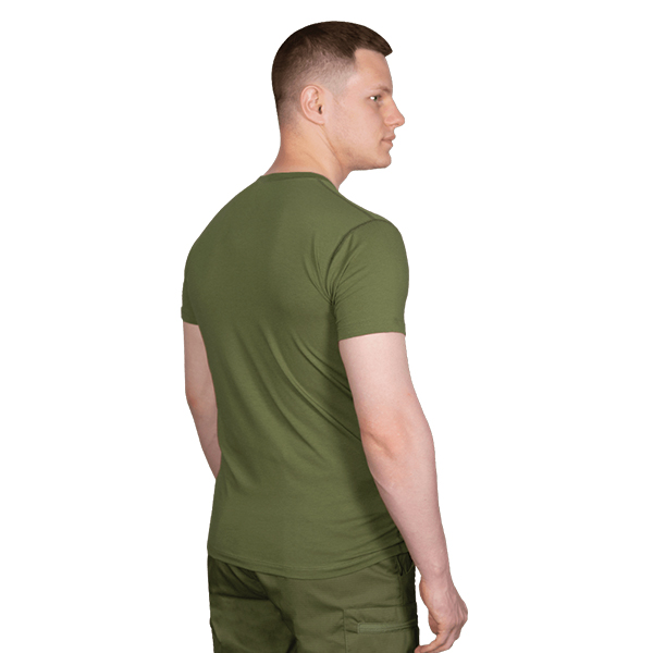 Сamotec футболка Modal Logo Army Olive. Фото 3