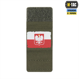 M-Tac MOLLE Patch Прапор Polska White/Red/Ranger Green. Фото 3