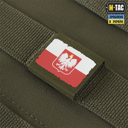 M-Tac MOLLE Patch Прапор Polska White/Red/Ranger Green. Фото 4