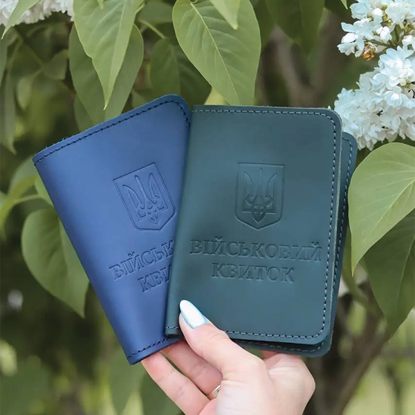 Обкладинка для "Військового квитка" хакі. Фото 3
