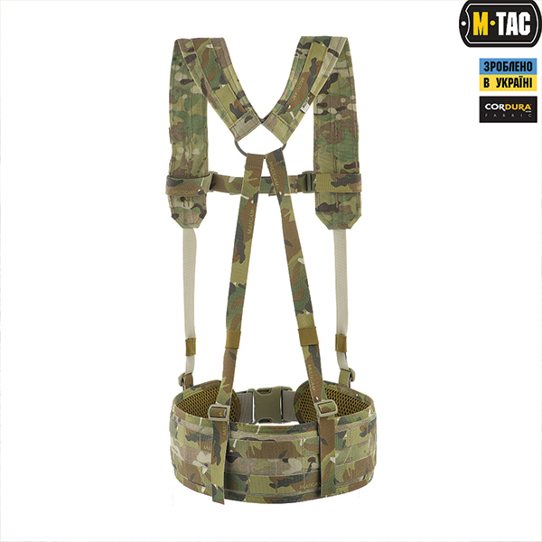 M-Tac пояс тактичний з плечовими ременями Scout Gen.2 Multicam. Фото 2