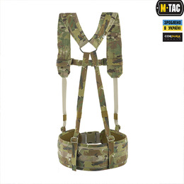 M-Tac пояс тактичний з плечовими ременями Scout Gen.2 Multicam