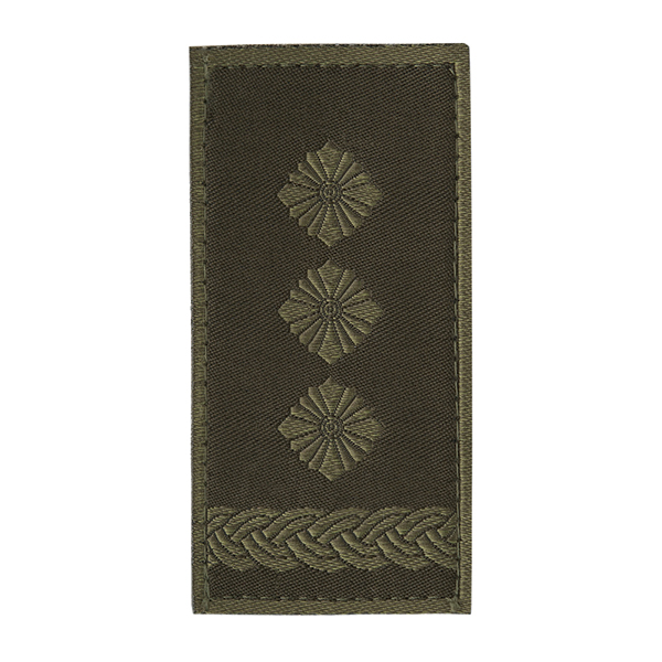 Погон НГУ на липучці Полковник (жаккард) олива