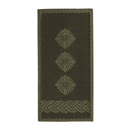 Погон НГУ на липучці Полковник (жаккард) олива