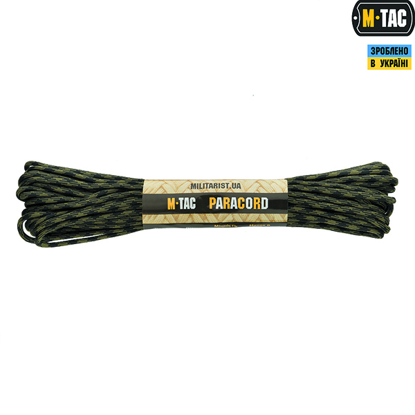 M-Tac паракорд 550 type III Army Green/Tan Stairs 15м