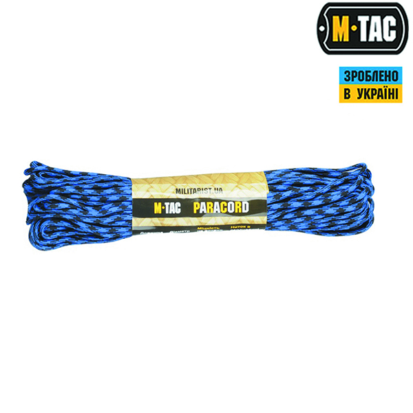 M-Tac паракорд 550 type III Black/Blue 30м