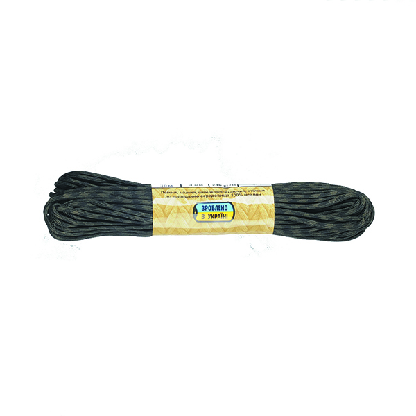 M-Tac паракорд 550 type III Black/Forest 30м