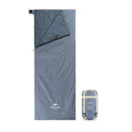 Спальник надлегкий Naturehike Ultralight LW180 NH21MSD09 (15°C) p-p M сіро-синій