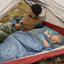 Спальник надлегкий Naturehike Ultralight LW180 NH21MSD09 (15°C) p-p M сіро-синій. Фото 3