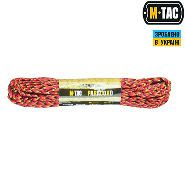 M-Tac паракорд 550 type III Fire 30м