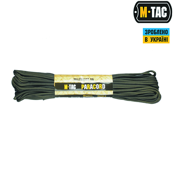 M-Tac паракорд 550 type III Green Snake 30м