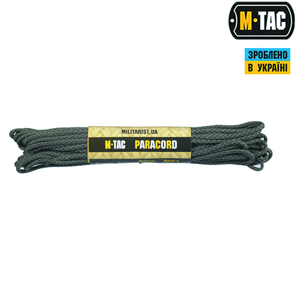 M-Tac паракорд 550 type III Grey Camo 15м