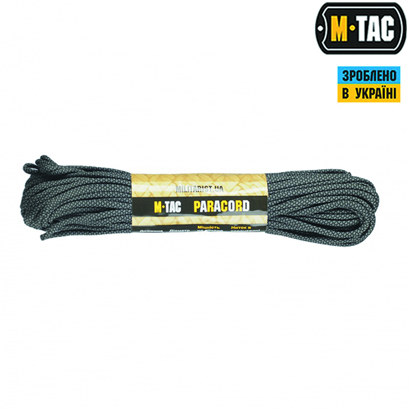 M-Tac паракорд 550 type III Grey Diamond 30м
