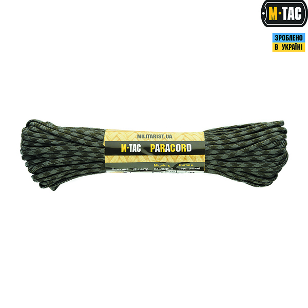 M-Tac паракорд 550 type III Grey Forest 15м