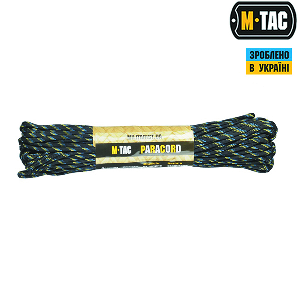 M-Tac паракорд 550 type III Ukraine/Night 30м