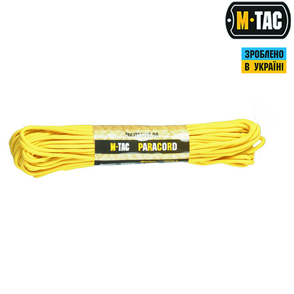 M-Tac паракорд 550 type III Yellow 30м