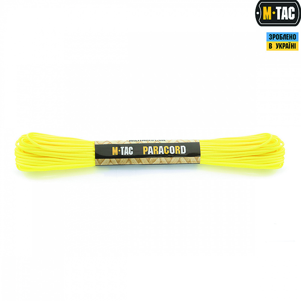 M-Tac паракорд Minicord Neon Yellow 15м