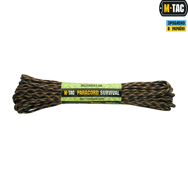 M-Tac паракорд Survival A-TACS 15м