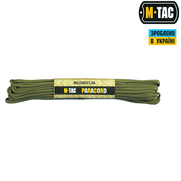 M-Tac паракорд Survival Army Green 15м