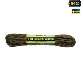 M-Tac паракорд Survival Coyote Camo 15м