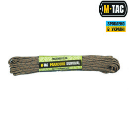 M-Tac паракорд Survival Coyote Camo Diamond 15м