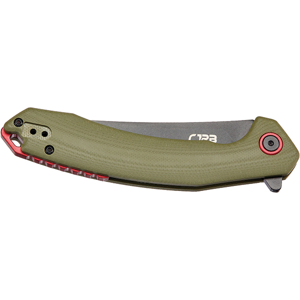 Ніж CJRB Gobi Black Blade Green. Фото 3